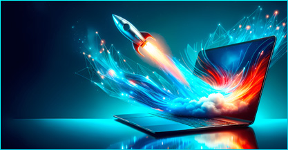  Website Designer Blue Dress